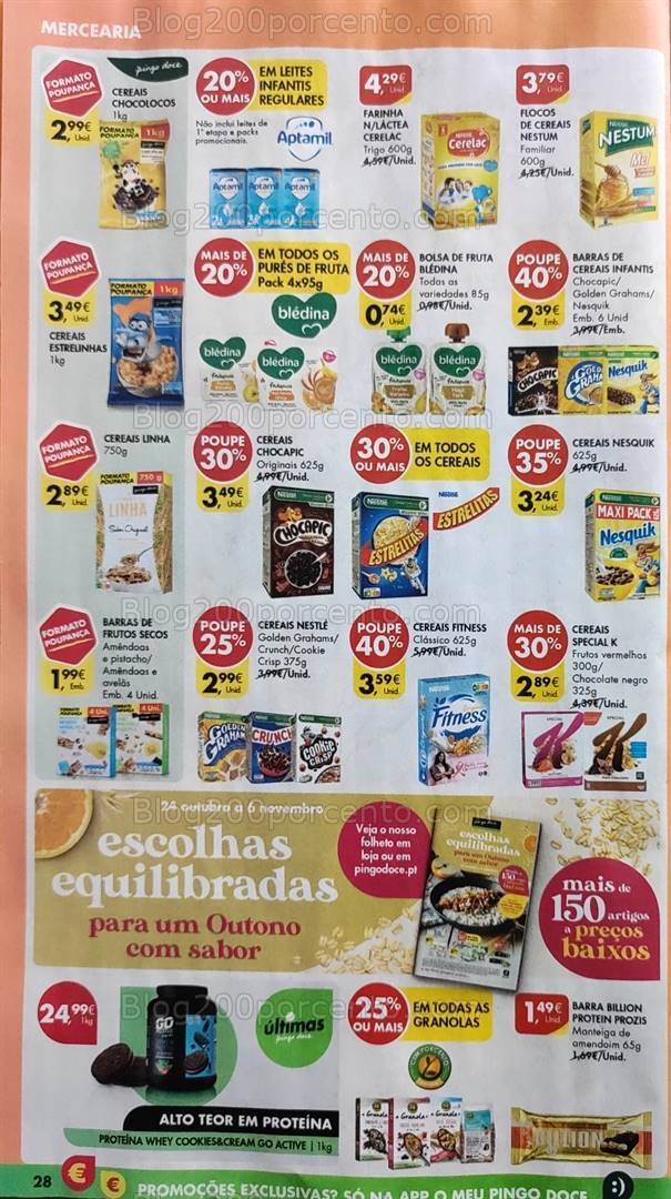Antevisão Folheto PINGO DOCE Promoções de 24 a 30 outubro