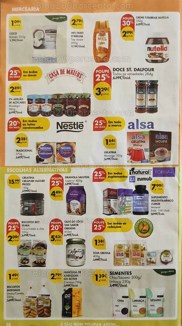 Antevisão Folheto PINGO DOCE Promoções de 28 janeiro a 3 fevereiro