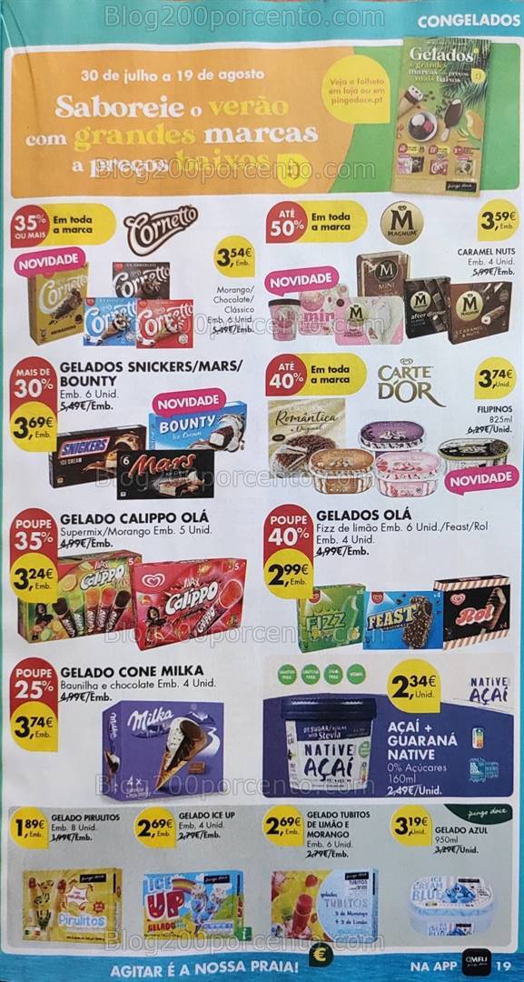Antevisão Folheto PINGO DOCE Promoções de 30 julho a 5 agosto