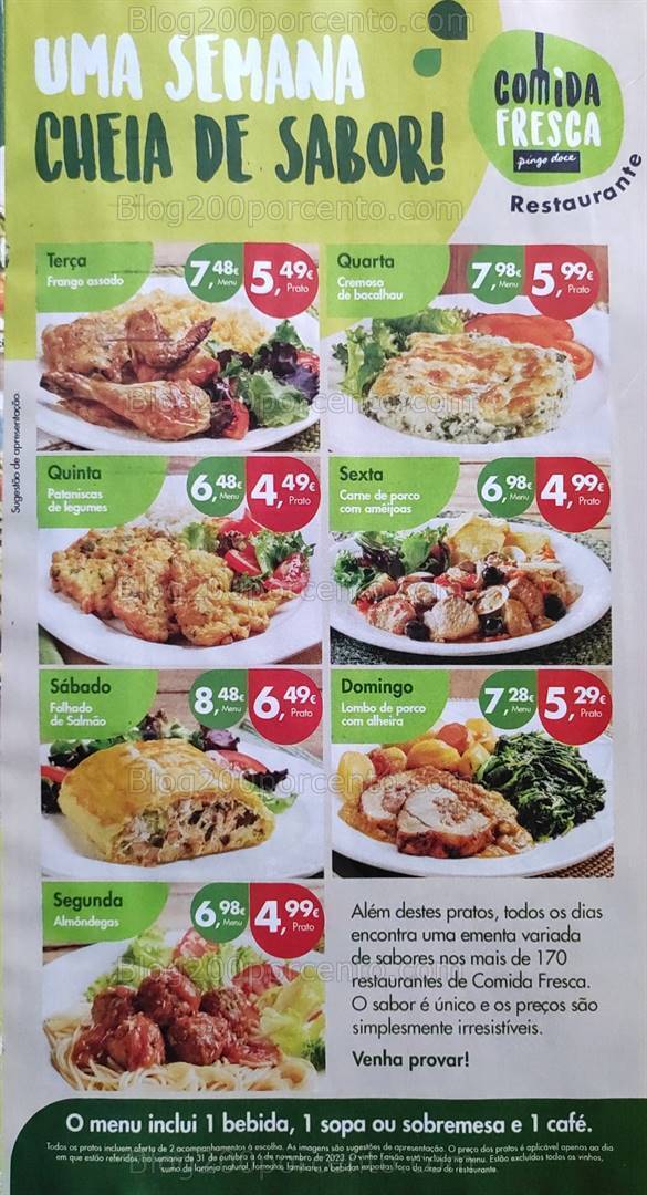 Antevisão Folheto PINGO DOCE Promoções de 31 outubro a 6 novembro