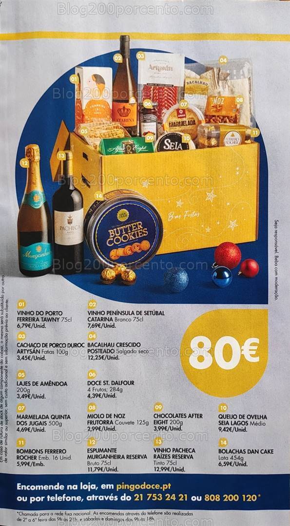 Antevisão Folheto PINGO DOCE Cabazes Natal Promoções de 1 novembro a 30 dezembro