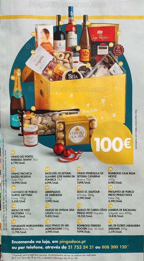 Antevisão Folheto PINGO DOCE Cabazes Natal Promoções de 1 novembro a 30 dezembro