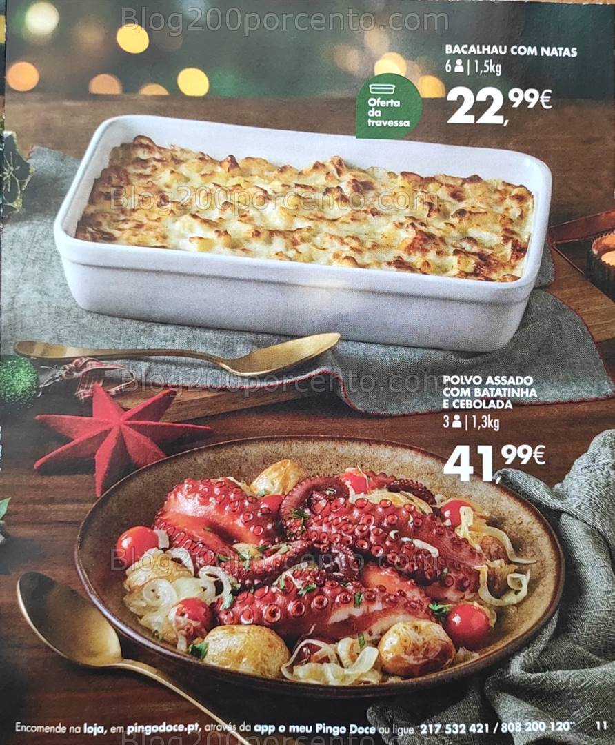Antevisão Folheto PINGO DOCE Encomendas de Natal e Ano Novo 19 novembro a 17 dezembro