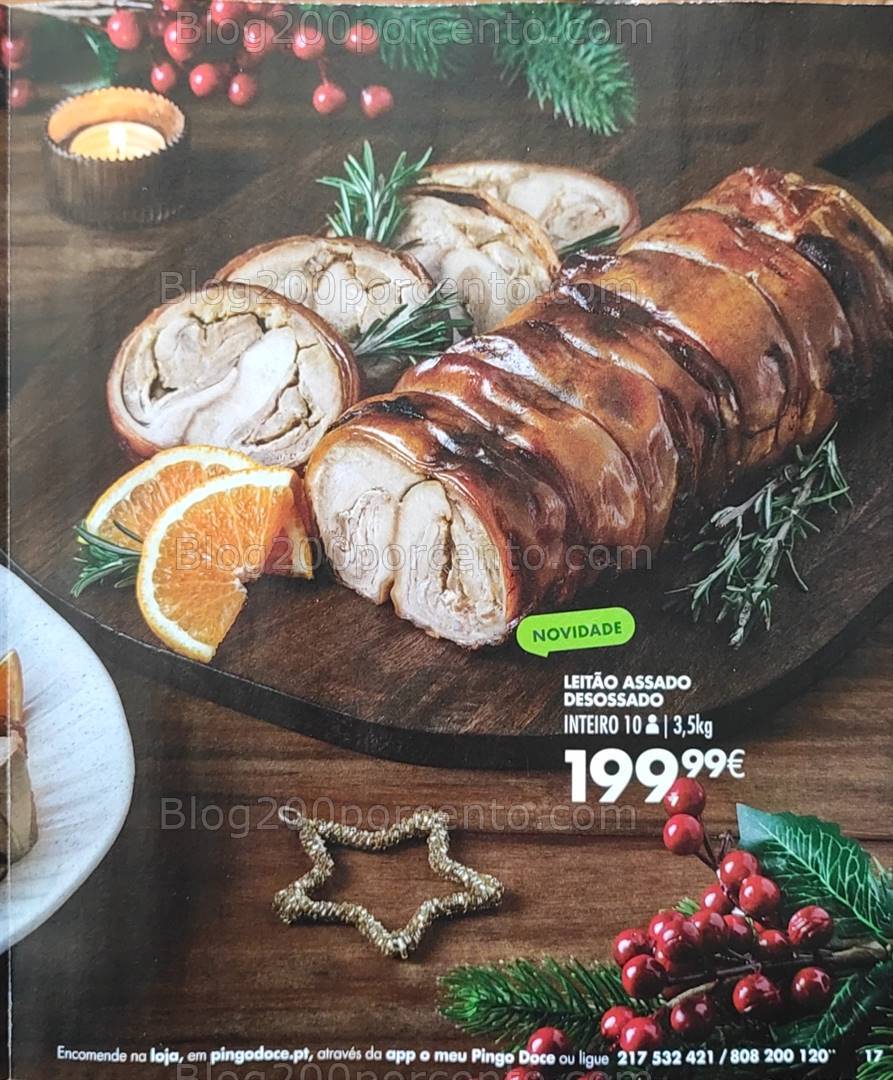 Antevisão Folheto PINGO DOCE Encomendas de Natal e Ano Novo 19 novembro a 17 dezembro