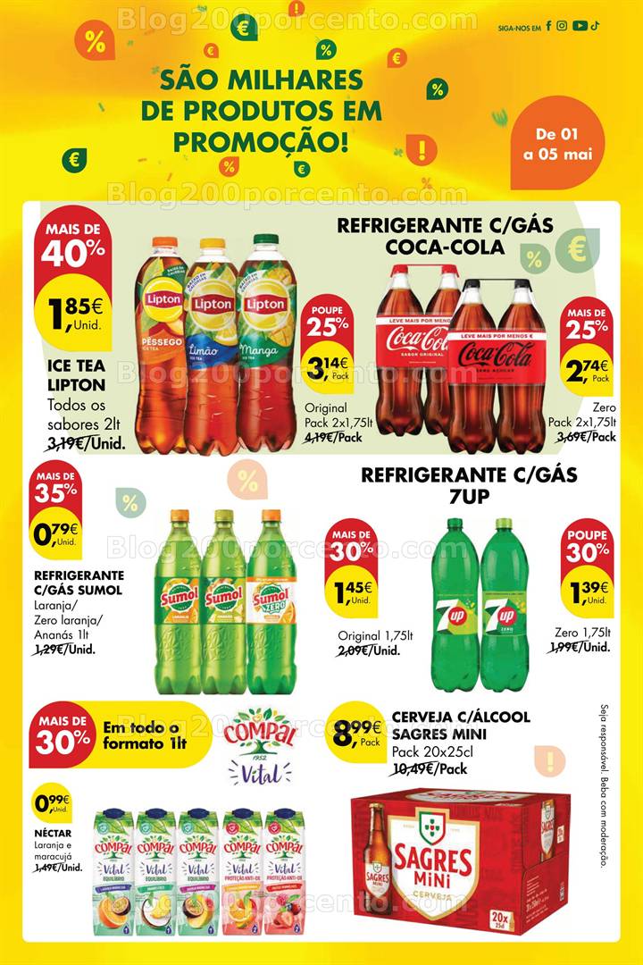 Antevisão Folheto PINGO DOCE Especial 1 de maio - 3 e 4 de maio