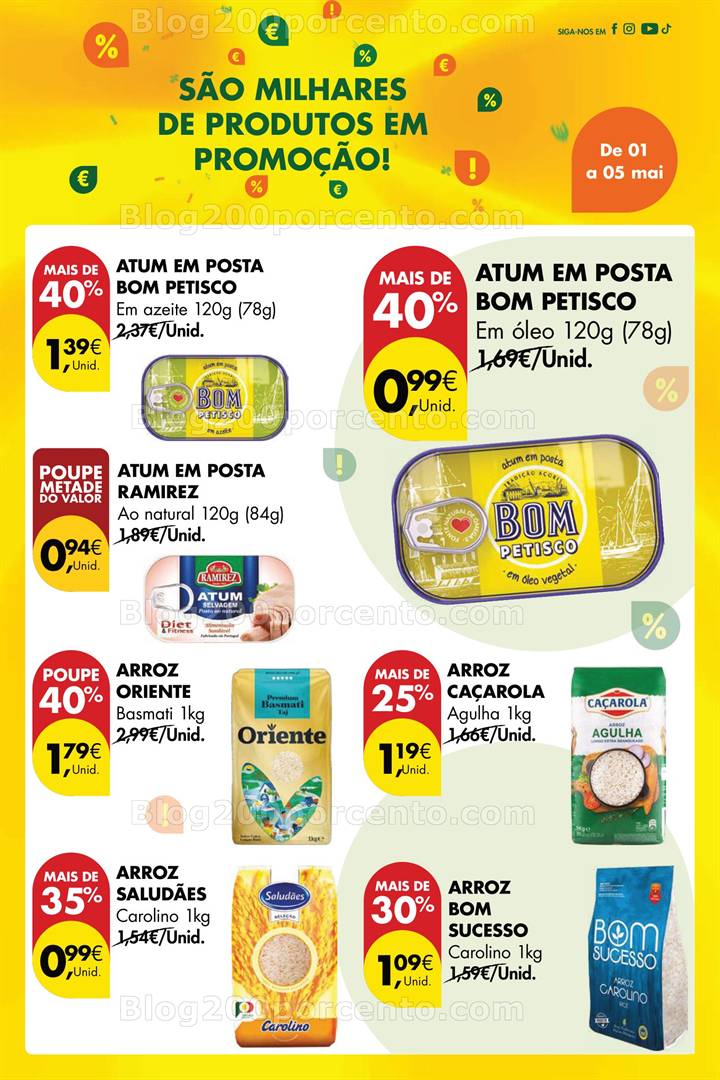 Antevisão Folheto PINGO DOCE Especial 1 de maio - 3 e 4 de maio
