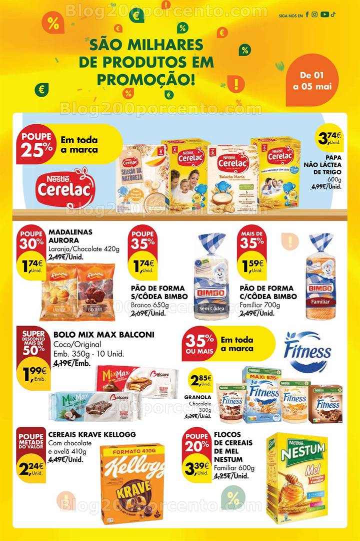 Antevisão Folheto PINGO DOCE Especial 1 de maio - 3 e 4 de maio