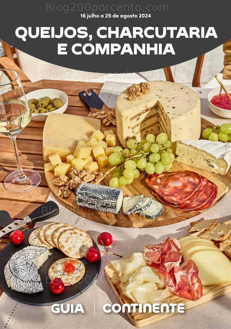 Antevisão Folheto CONTINENTE Especial Queijos Promoções de 16 julho a 25 agosto
