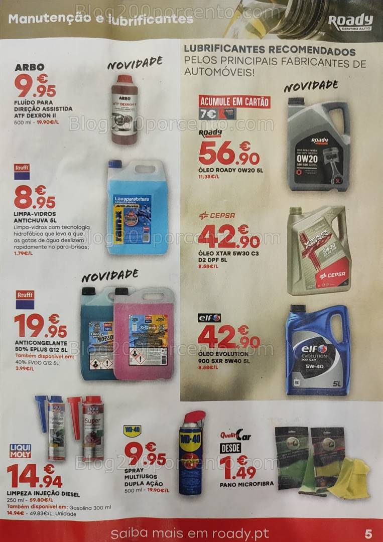 Antevisão Folheto ROADY Promoções de 1 a 25 fevereiro