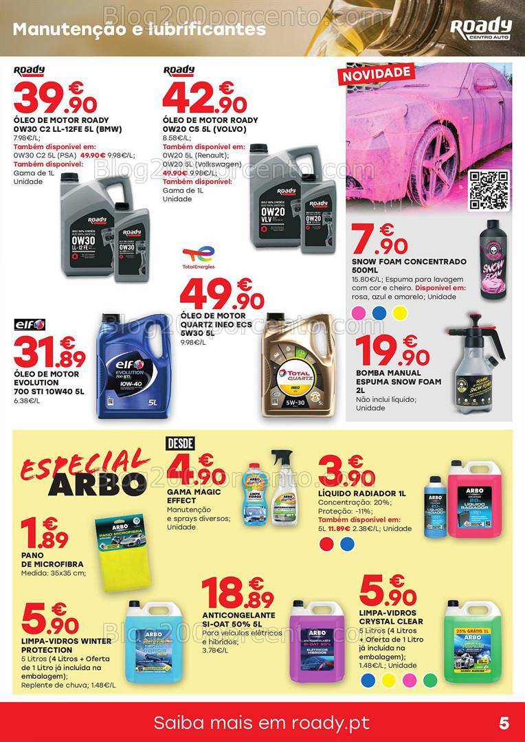 Antevisão Folheto ROADY Promoções de 24 outubro a 24 novembro