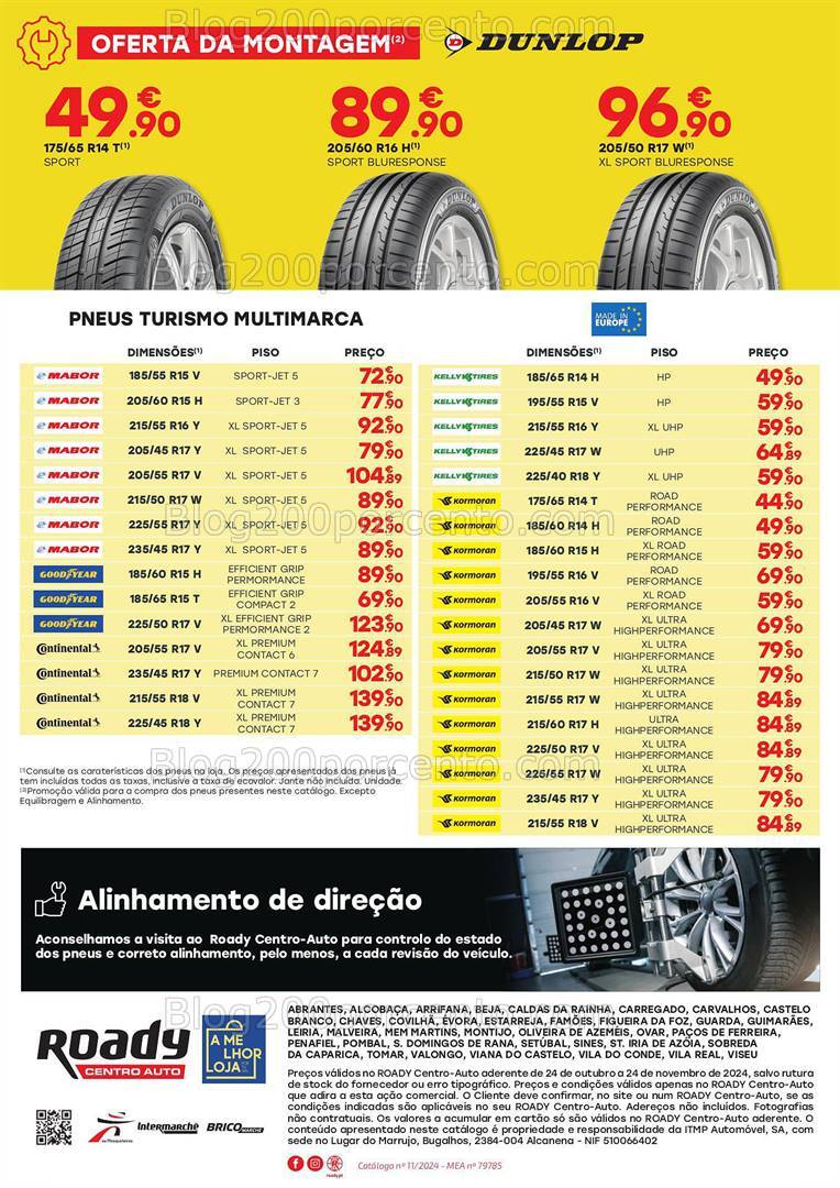 Antevisão Folheto ROADY Promoções de 24 outubro a 24 novembro