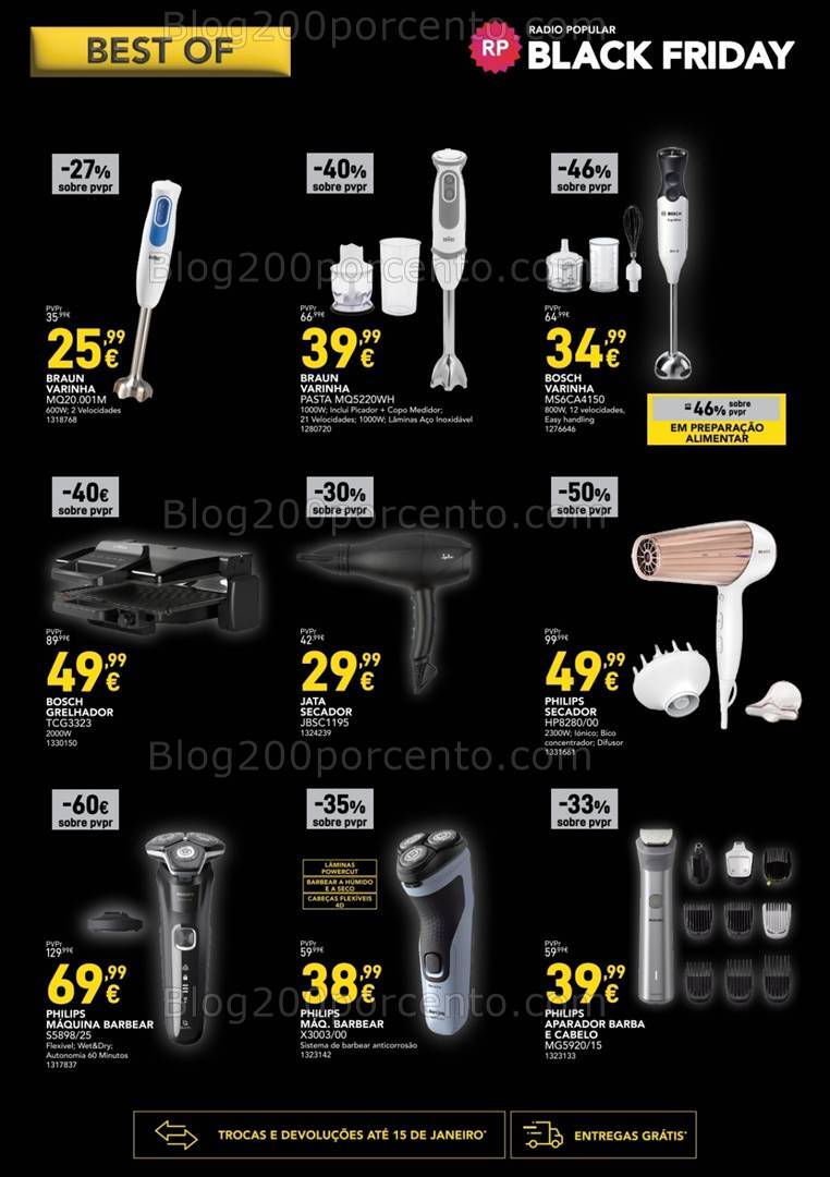 Antevisão Folheto RADIO POPULAR Best Of Black Friday Promoções até 2 dezembro