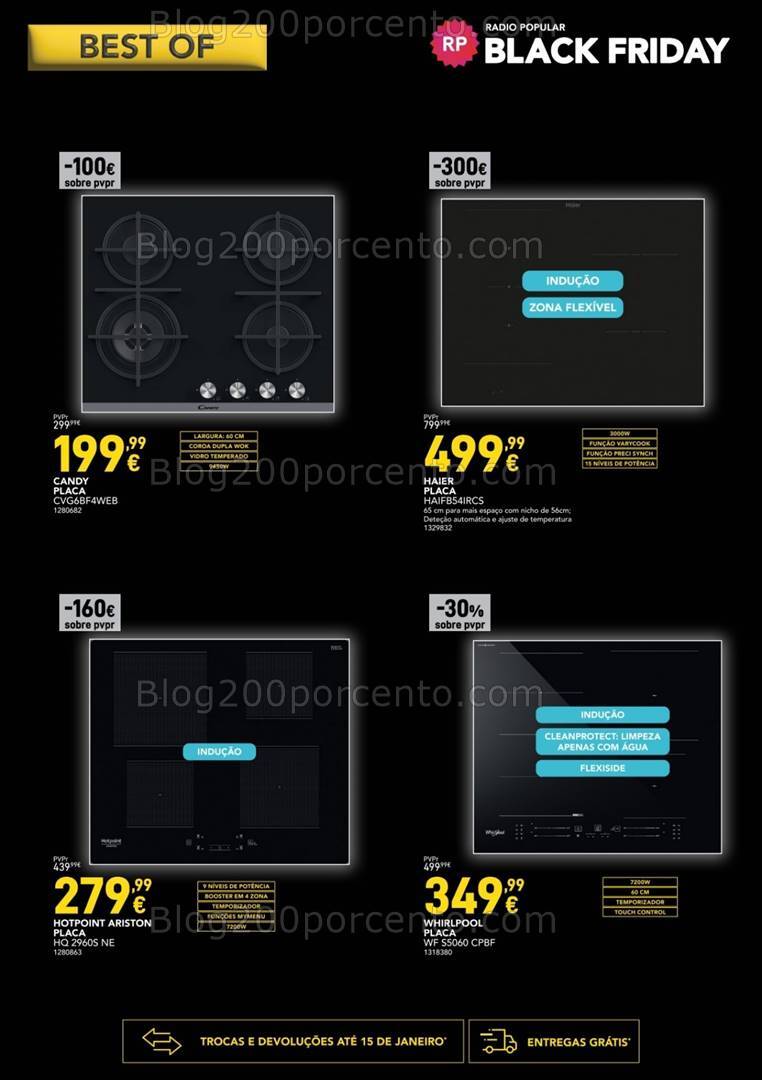 Antevisão Folheto RADIO POPULAR Best Of Black Friday Promoções até 2 dezembro