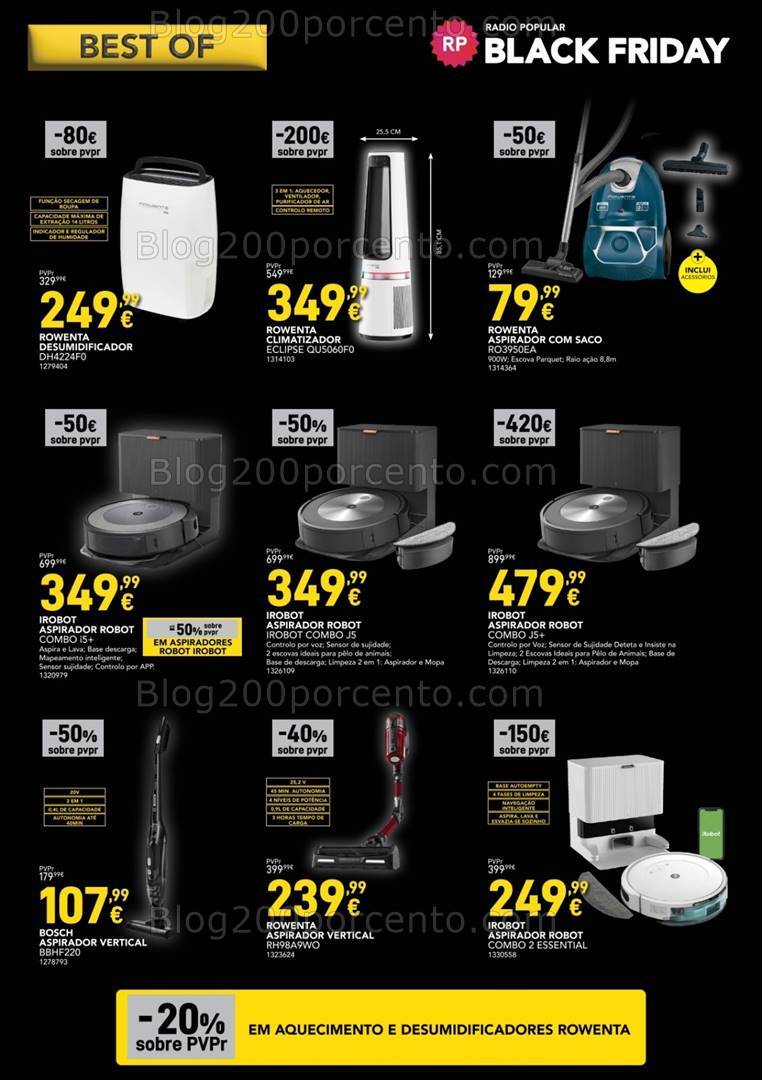 Antevisão Folheto RADIO POPULAR Best Of Black Friday Promoções até 2 dezembro