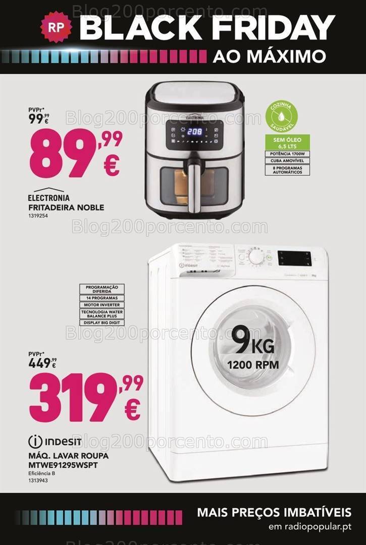 Antevisão Folheto RADIO POPULAR Black Friday Promoções de 31 outubro a 6 novembro