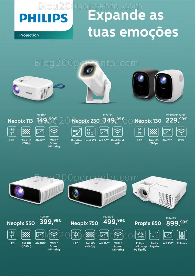 Antevisão Folheto RADIO POPULAR Especial Projetores Promoções de 16 maio a 1 junho all