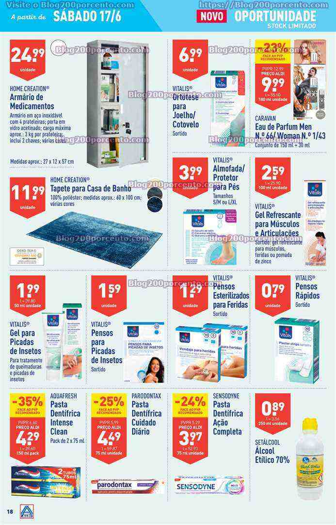 Antevisão Folheto ALDI Bazar Promoções a partir de 17 junho