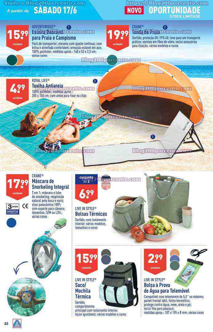 Antevisão Folheto ALDI Bazar Promoções a partir de 17 junho