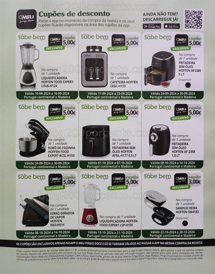 Antevisão Revista PINGO DOCE Sabe Bem setembro e outubro - os seus vales de desconto!