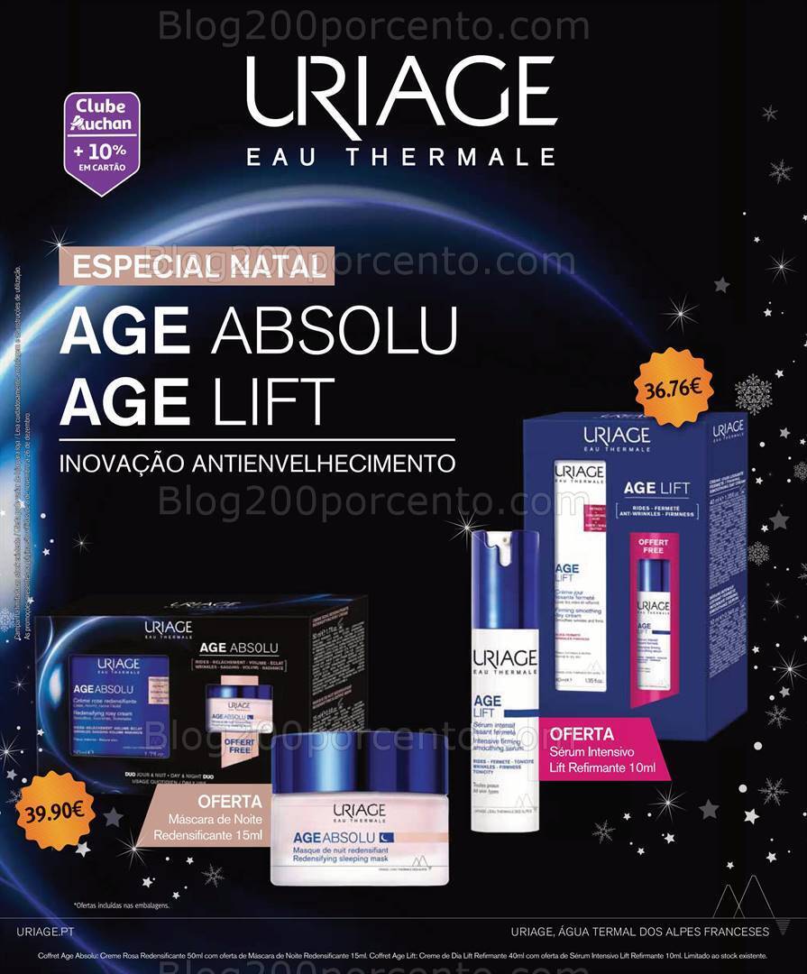 Antevisão Folheto AUCHAN Saúde e Bem-Estar Natal Promoções de 8 novembro a 26 dezembro