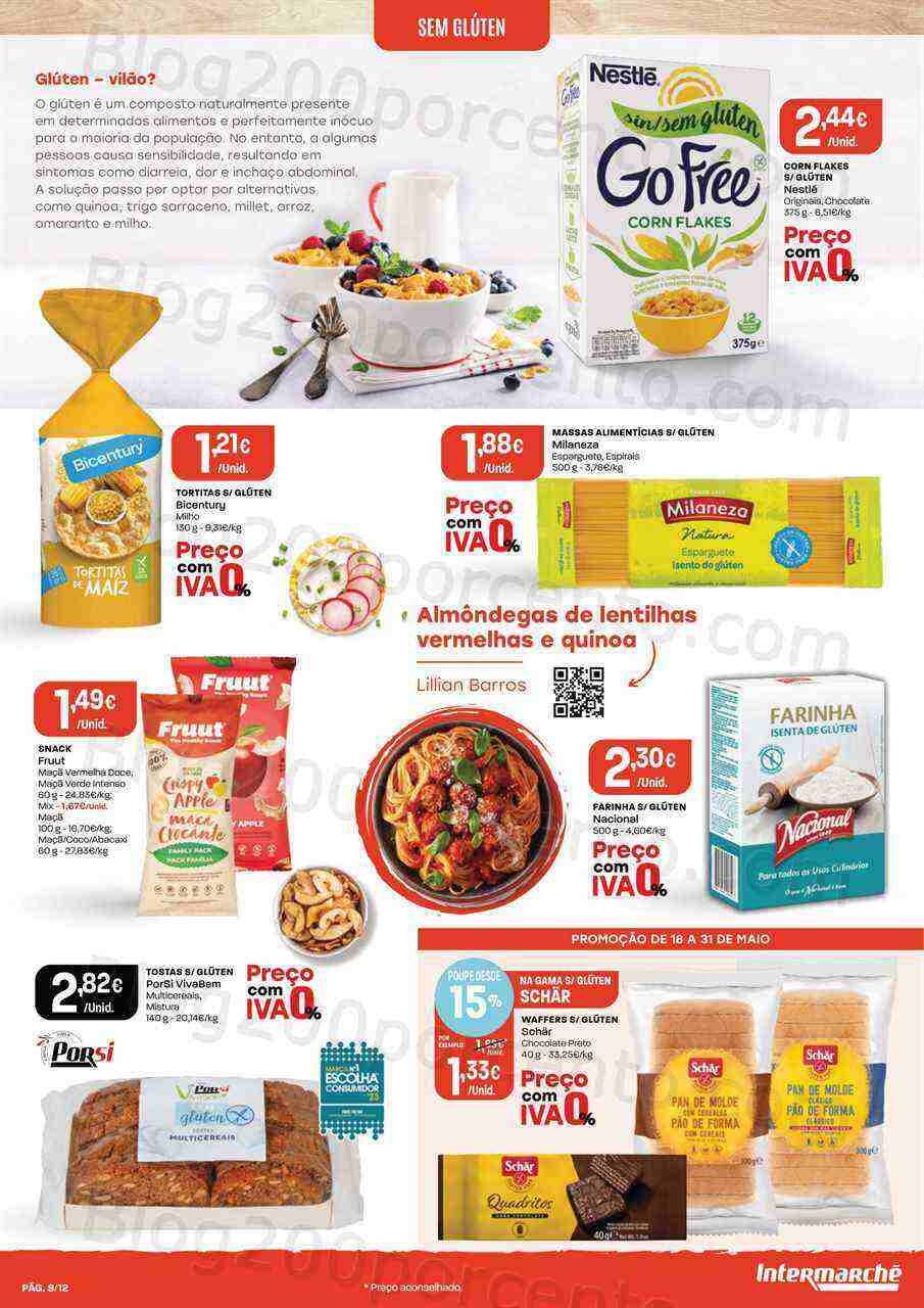 Antevisão Folheto INTERMARCHÉ Vida Saudável Promoções de 18 a 31 maio