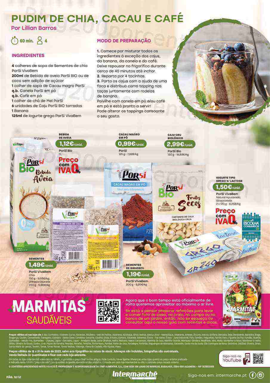 Antevisão Folheto INTERMARCHÉ Vida Saudável Promoções de 18 a 31 maio