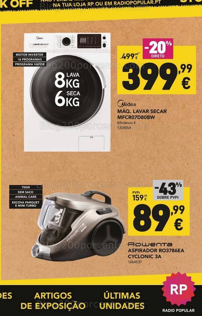 Antevisão Folheto RADIO POPULAR Stock Off Promoções de 25 janeiro a 1 fevereiro