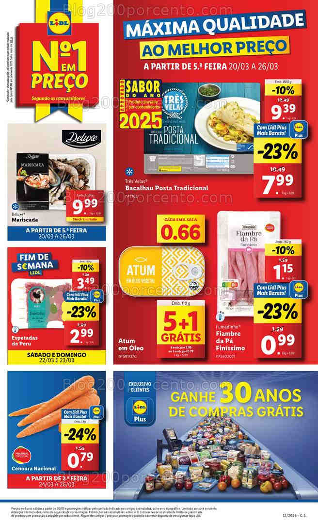 Antevisão Folheto LIDL Promoções de 20 a 26 março
