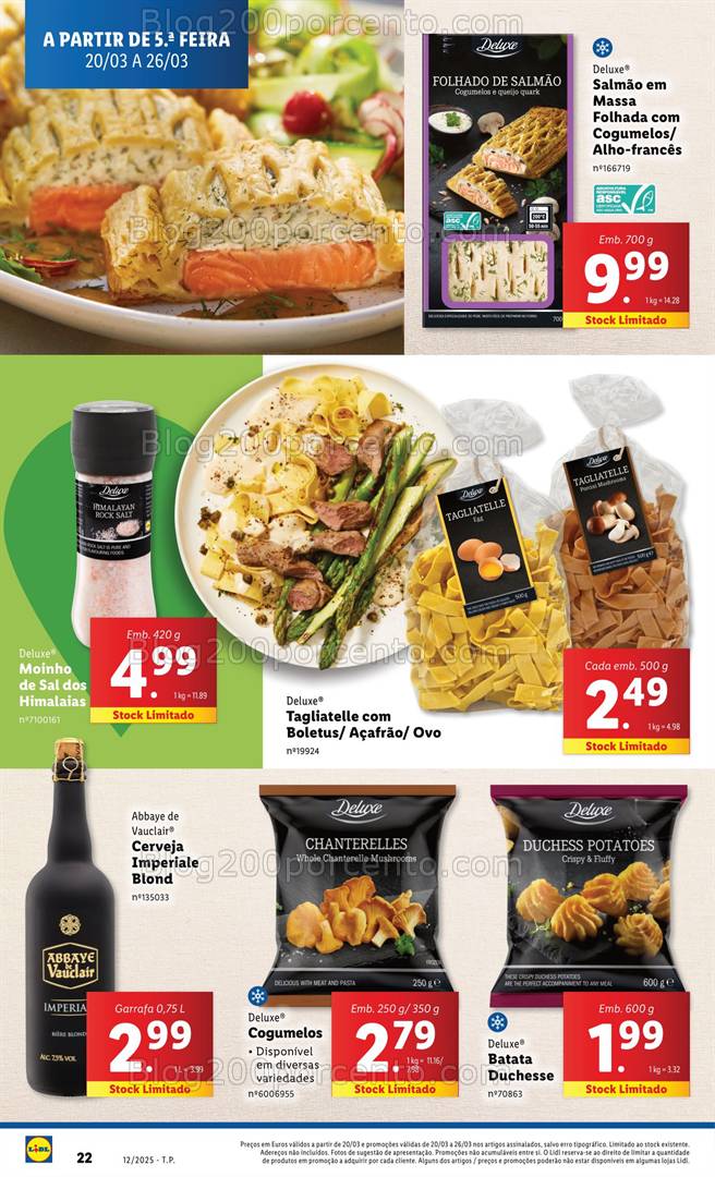 Antevisão Folheto LIDL Promoções de 20 a 26 março
