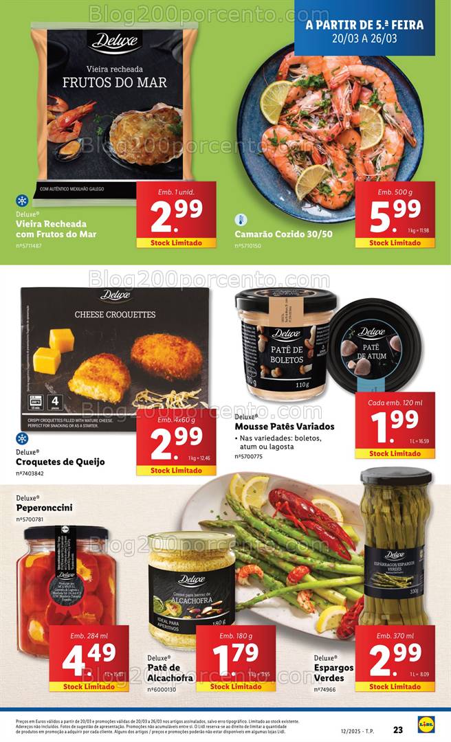 Antevisão Folheto LIDL Promoções de 20 a 26 março