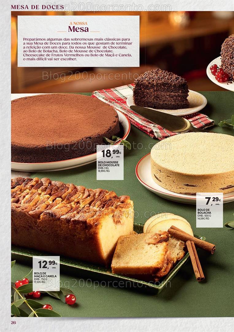 Antevisão Folheto CONTINENTE Take-Away Consoada Promoções de 29 outubro a 31 dezembro