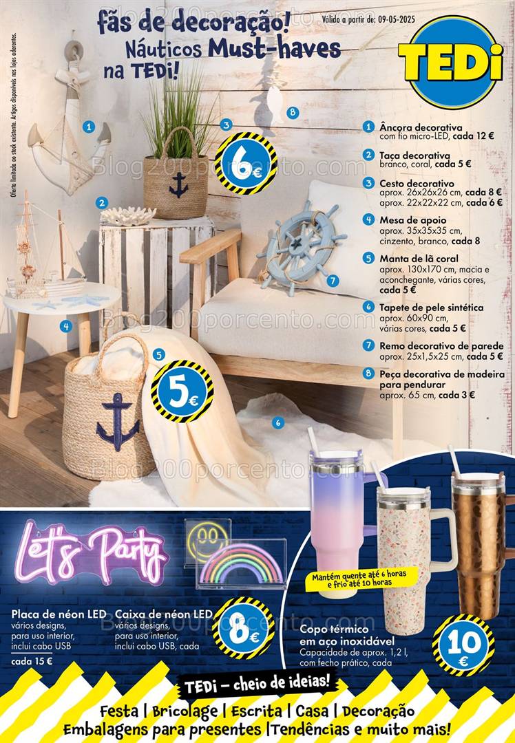 Antevisão Folheto TEDI Promoções a partir de 9 maio all