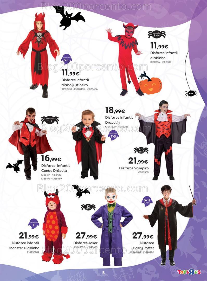 Antevisão Folheto TOYSRUS Halloween Promoções de 1 a 31 outubro
