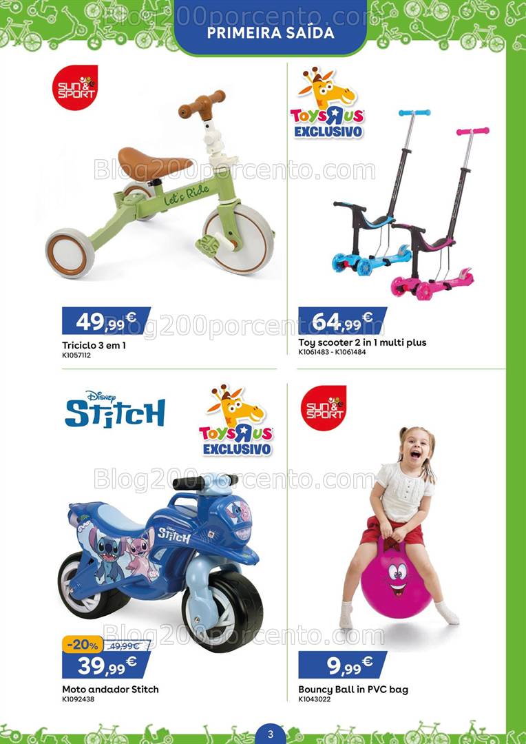 Antevisão Folheto TOYSRUS Ar Livre Promoções de 1 a 21 abril