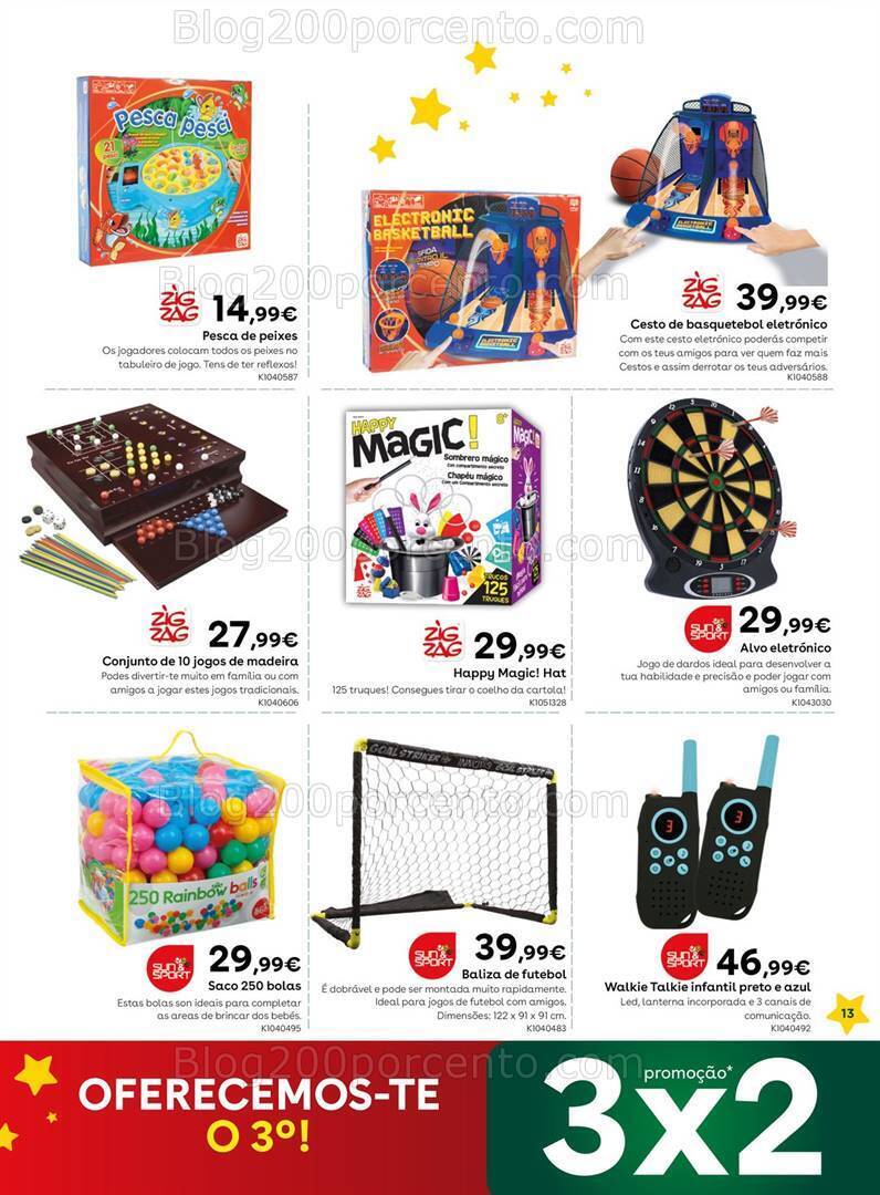 Antevisão Folheto TOYSRUS Leve 3 Pague 2 Promoções de 1 a 24 dezembro