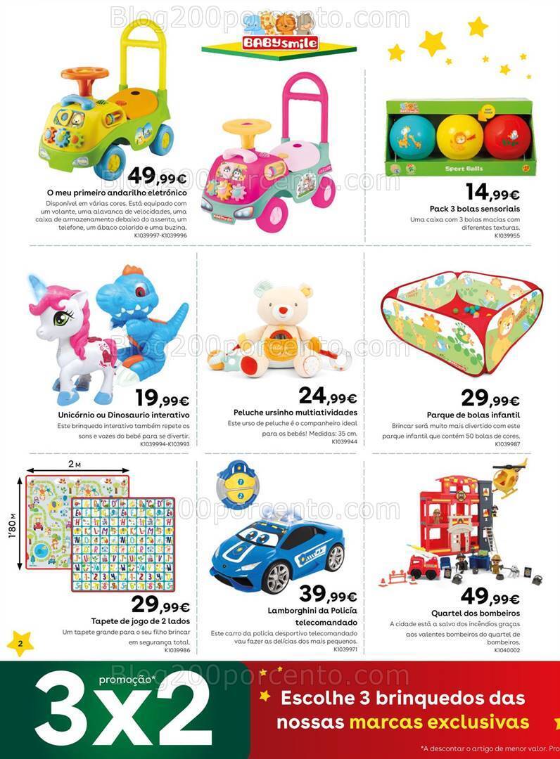 Antevisão Folheto TOYSRUS Leve 3 Pague 2 Promoções de 1 a 24 dezembro