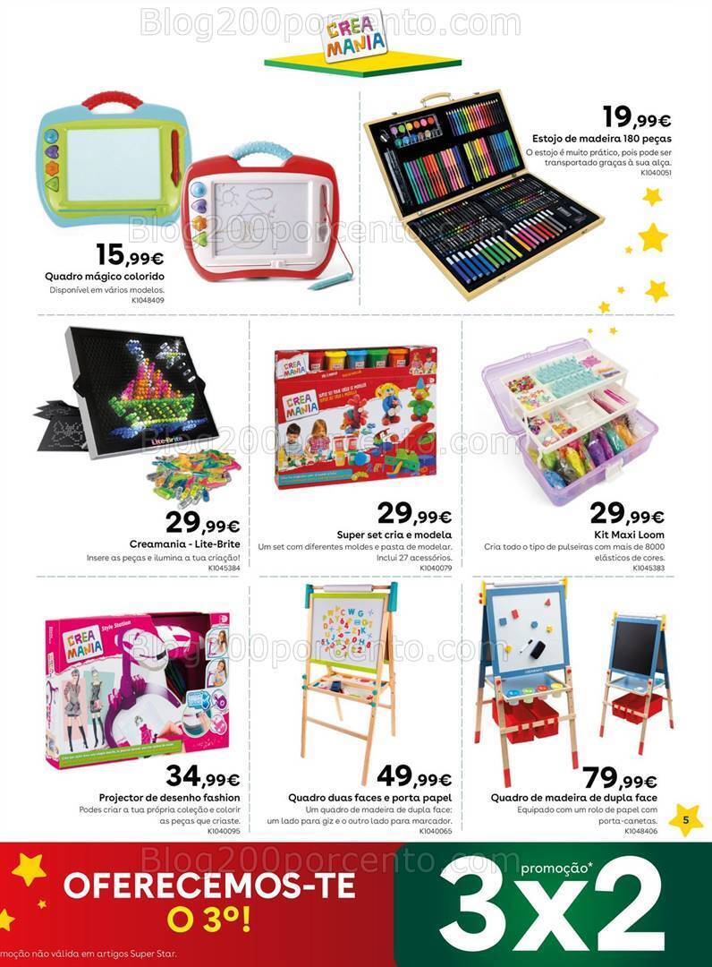 Antevisão Folheto TOYSRUS Leve 3 Pague 2 Promoções de 1 a 24 dezembro