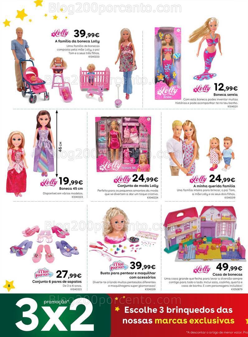 Antevisão Folheto TOYSRUS Leve 3 Pague 2 Promoções de 1 a 24 dezembro