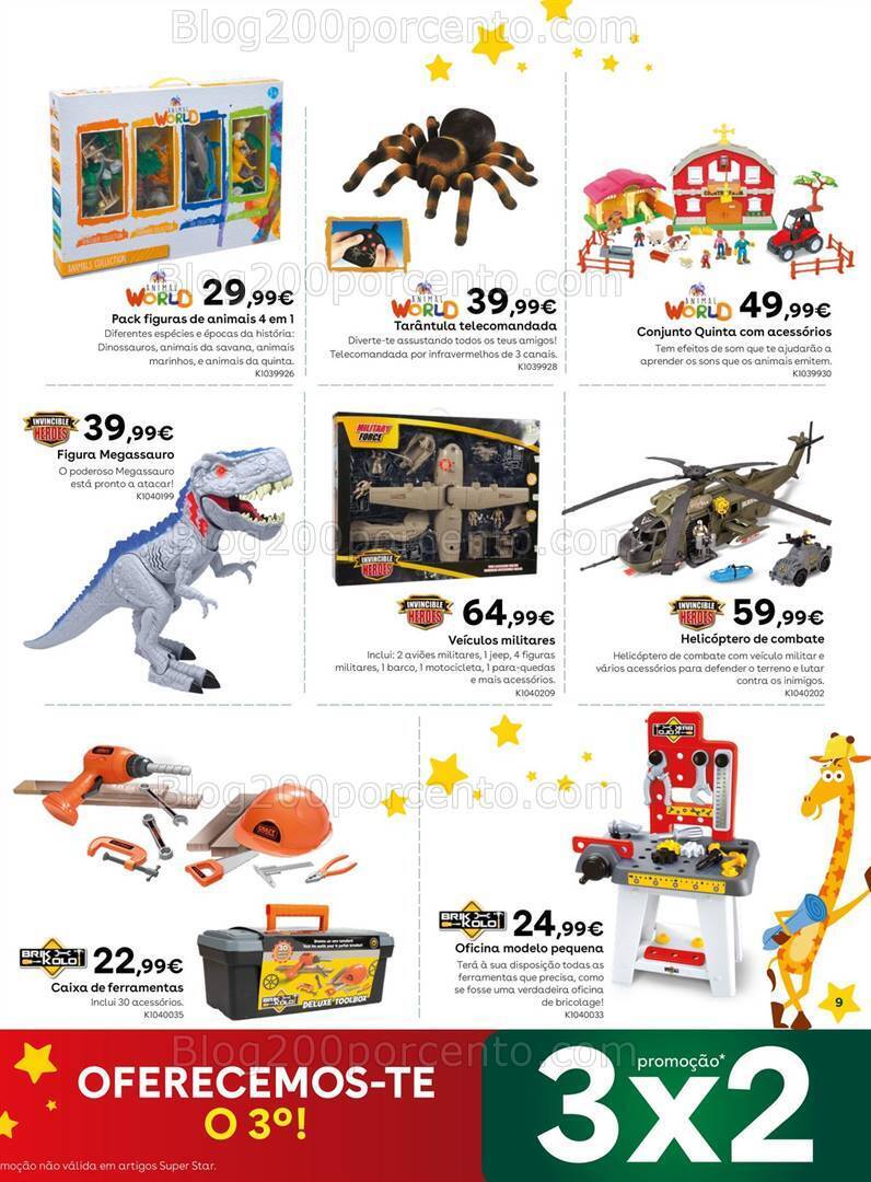 Antevisão Folheto TOYSRUS Leve 3 Pague 2 Promoções de 1 a 24 dezembro