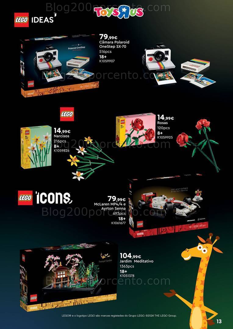 Antevisão Folheto TOYSRUS Especial Lego Promoções de 3 a 30 junho