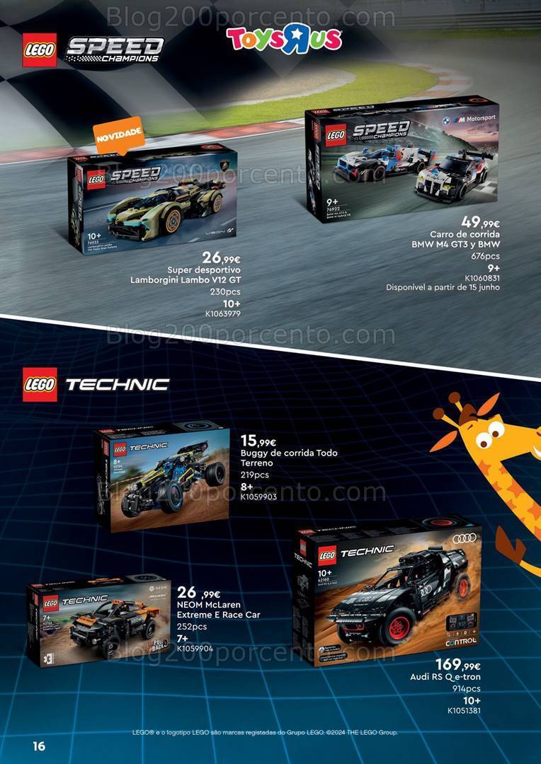 Antevisão Folheto TOYSRUS Especial Lego Promoções de 3 a 30 junho