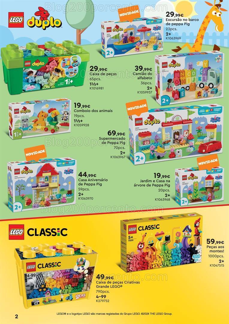 Antevisão Folheto TOYSRUS Especial Lego Promoções de 3 a 30 junho