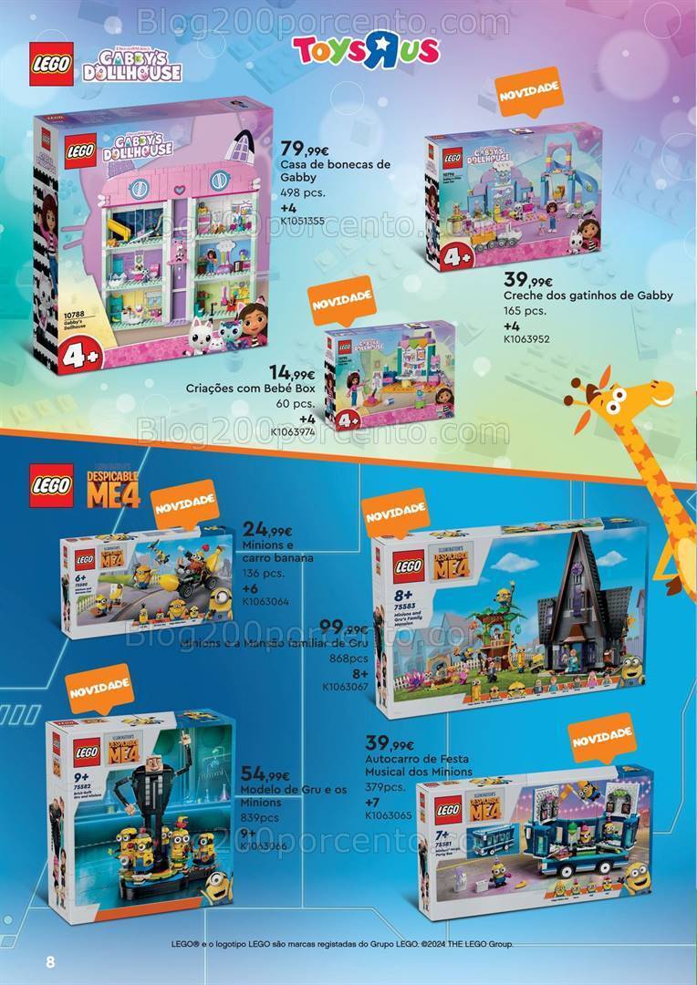Antevisão Folheto TOYSRUS Especial Lego Promoções de 3 a 30 junho
