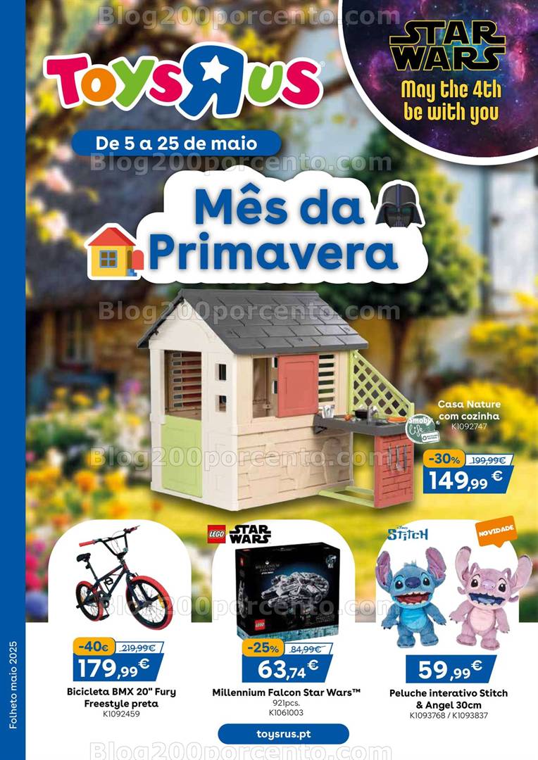 Antevisão Folheto TOYSRUS primavera Promoções até 25 maio