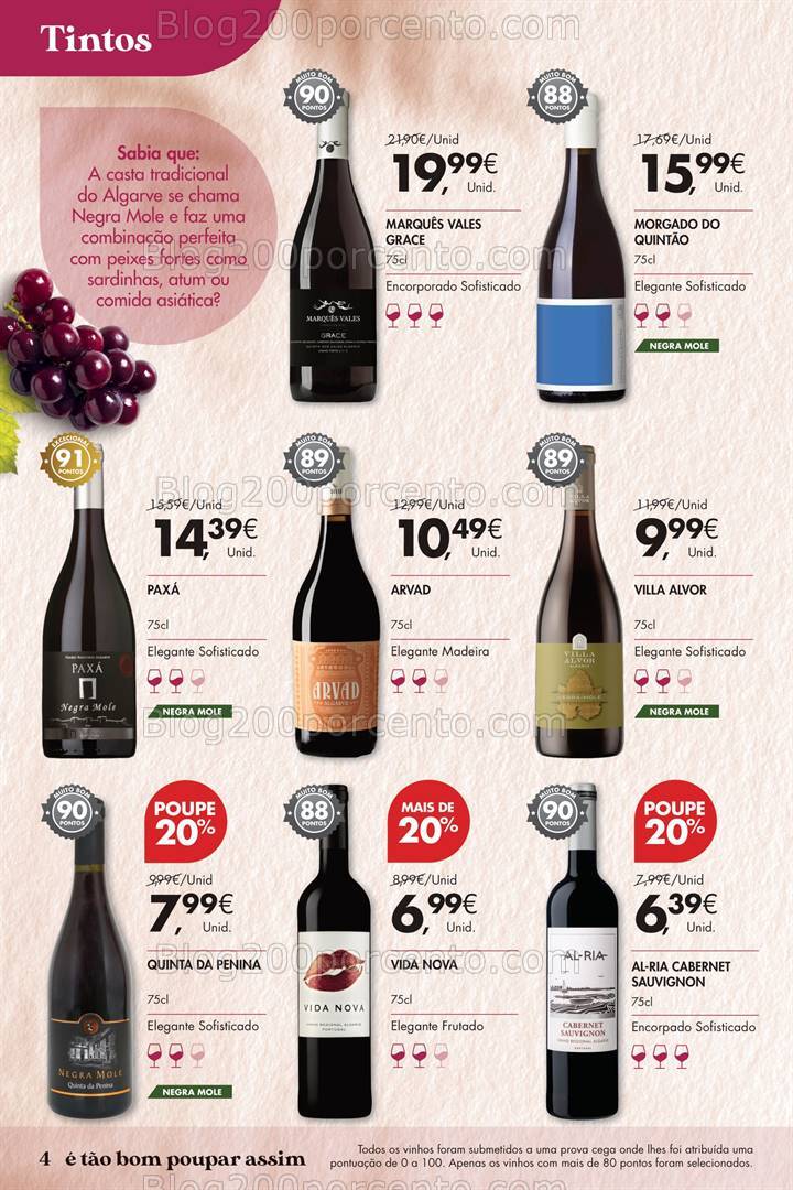 Antevisão Folheto PINGO DOCE Vinhos Promoções de 6 a 19 agosto
