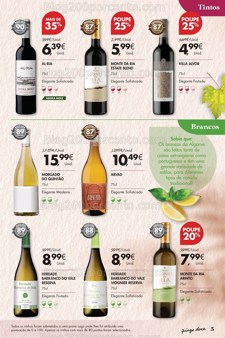 Antevisão Folheto PINGO DOCE Vinhos Promoções de 6 a 19 agosto