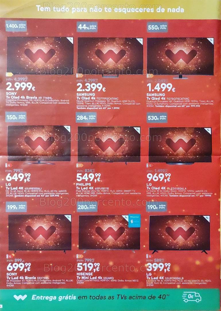 Antevisão Folheto WORTEN Promoções de 15 a 25 dezembro