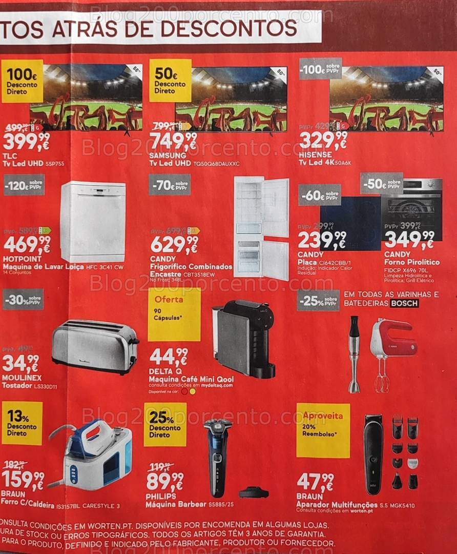 Antevisão Folheto WORTEN Bonus Days Promoções de 7 a 10 junho