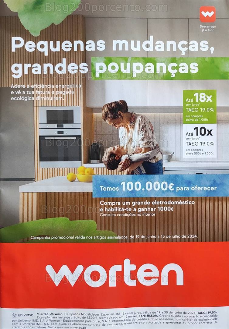 Antevisão Folheto WORTEN Especial Eficiência Promoções até 15 julho