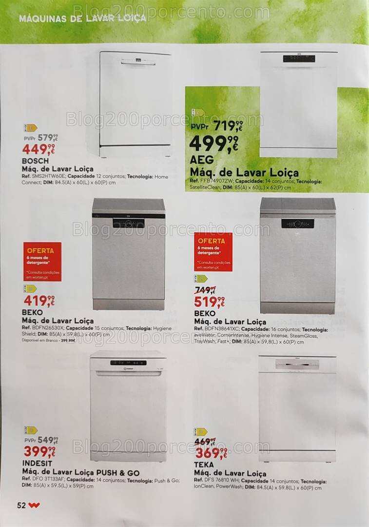 Antevisão Folheto WORTEN Especial Eficiência Promoções até 15 julho